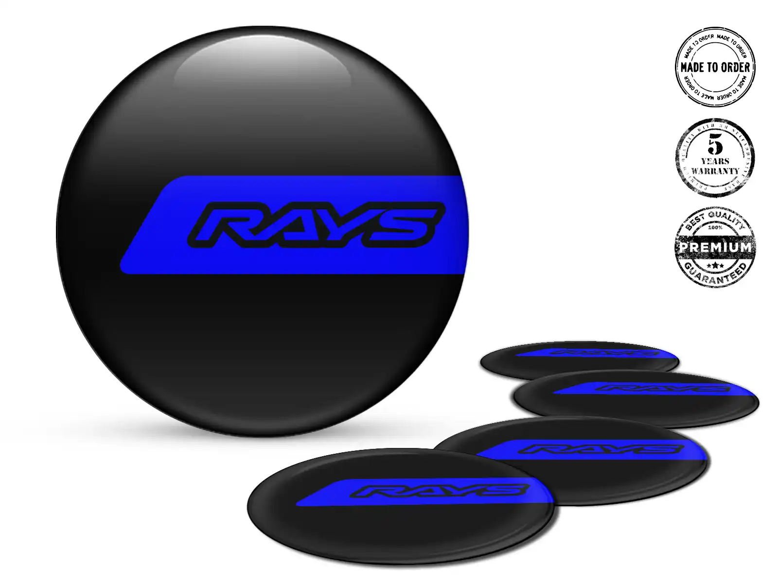 Rays Decalcomania su Ruote Etichette Cupola Pregiate